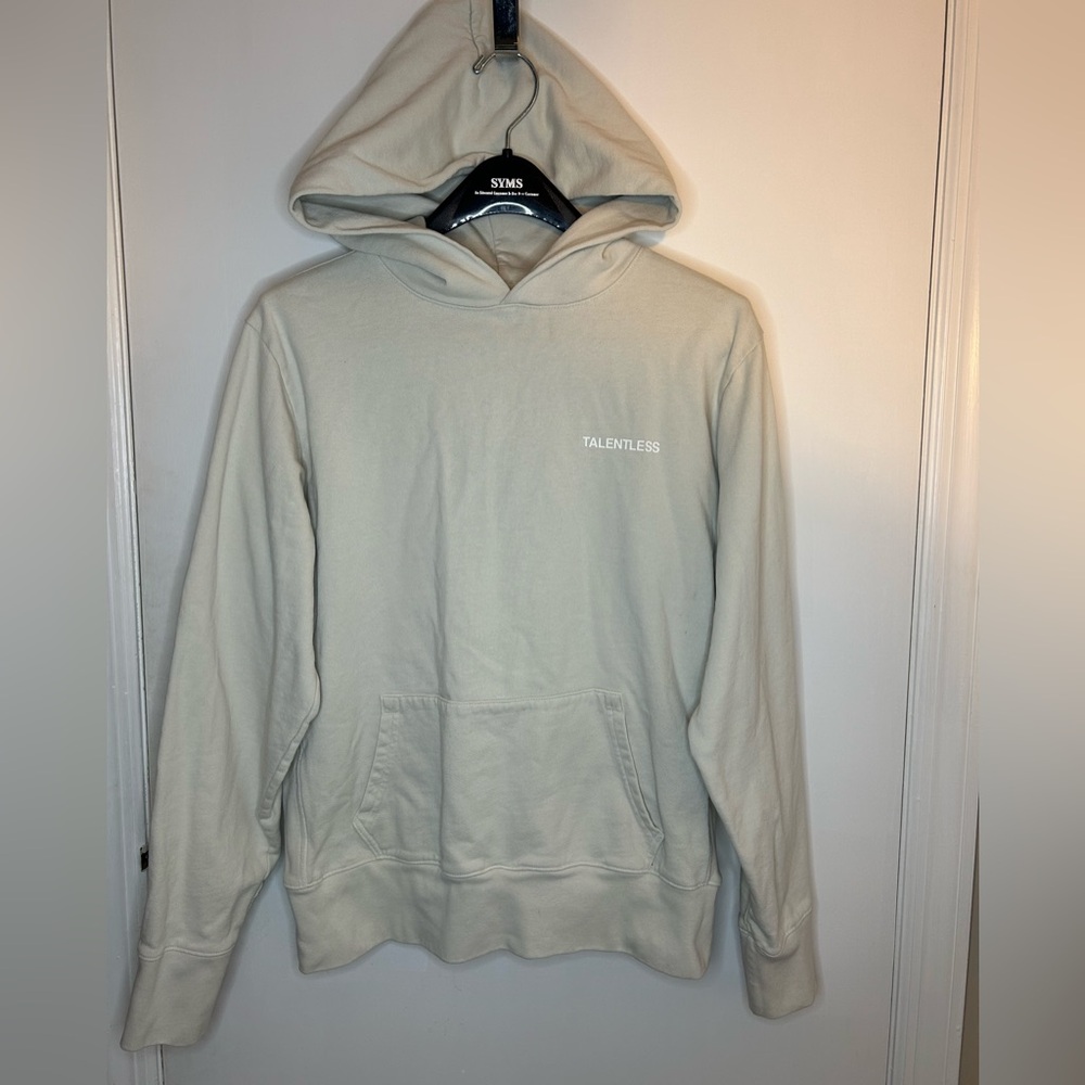 ELEMENTS BY TALENTLESS OFF WHITE HOODIE SWEATSHIRT SIZE SMALL